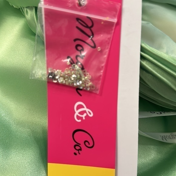 Prom Dress by Morgan & Company Hondeydew Color‎ Size 3/4 - Picture 9 of 9